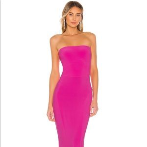 Norma Kamali - Strapless Pink Gown